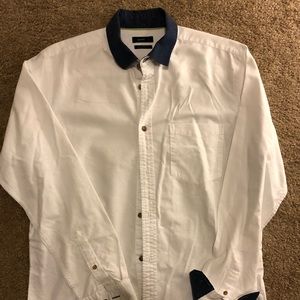 White oxford fabric light weight